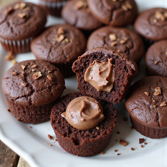 rich chocolate mousse filling