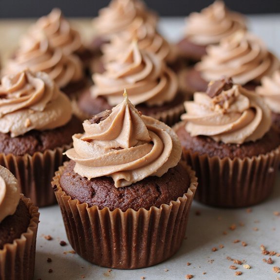 rich milk chocolate cupcakes