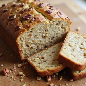 savory nutty banana loaf