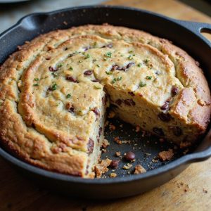 skillet cooked moist banana bread