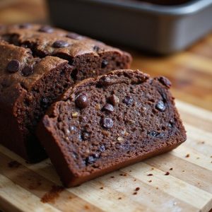 sourdough chocolate banana bread