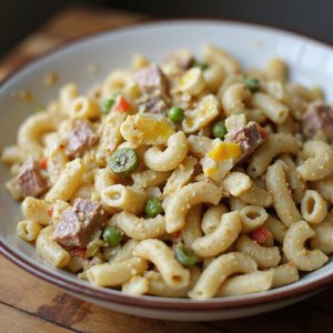 spam filled puerto rican macaroni salad