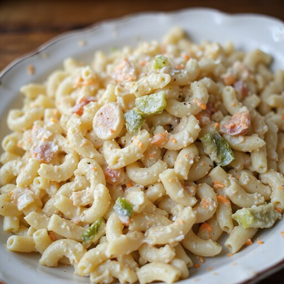 sweet creamy noodle salad