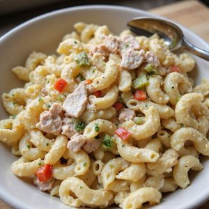 tuna macaroni salad no mayo