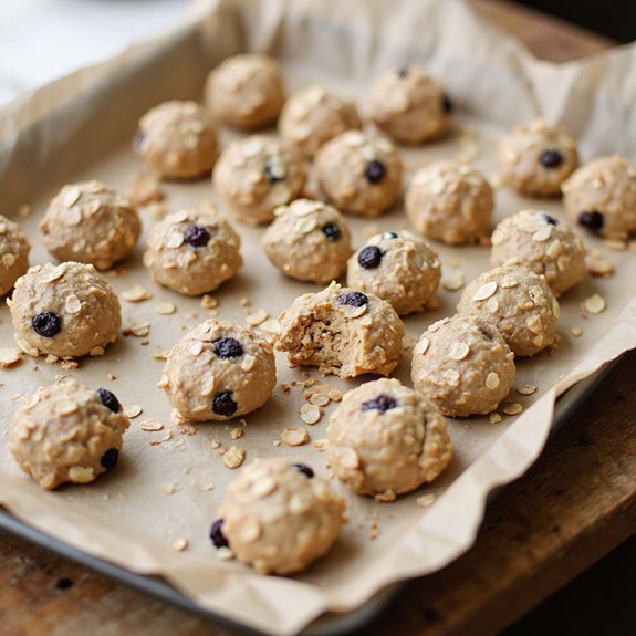 no bake blueberry protein balls