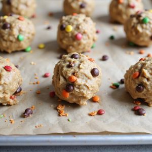 no bake chocolate chip protein balls