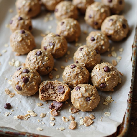 no bake oat protein balls