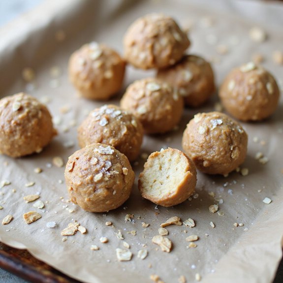 no bake vanilla protein balls